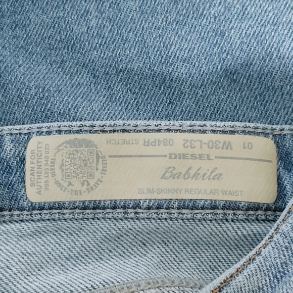 DIESEL Babhila slim fit regular waist skinny jeans - Picture 8 of 11